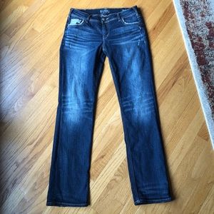 Silver straight leg jeans